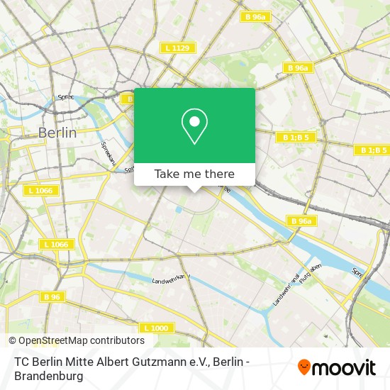 TC Berlin Mitte Albert Gutzmann e.V. map