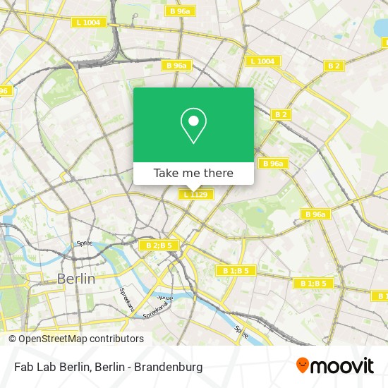 Fab Lab Berlin map