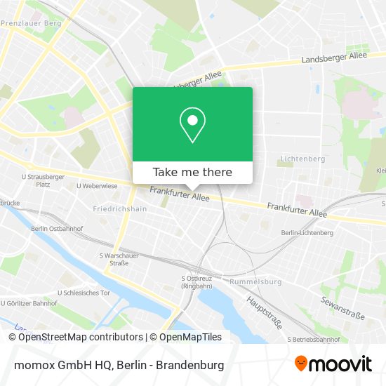 momox GmbH HQ map