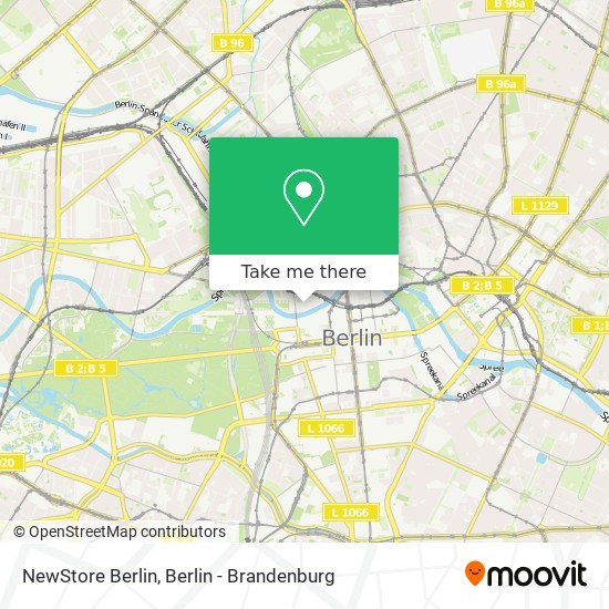 NewStore Berlin map