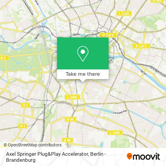 Axel Springer Plug&Play Accelerator map