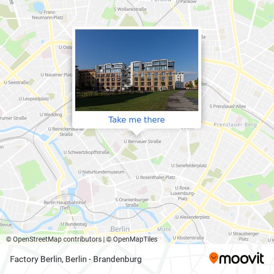 Factory Berlin map