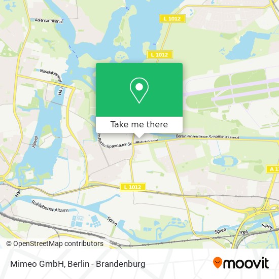 Mimeo GmbH map