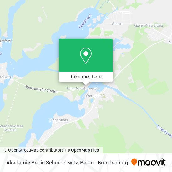 Akademie Berlin Schmöckwitz map