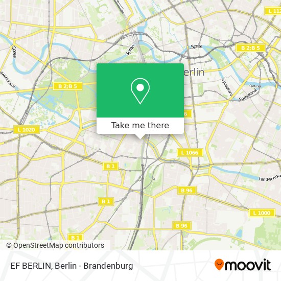 EF BERLIN map