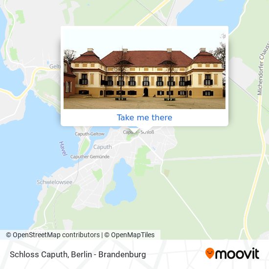 Schloss Caputh map