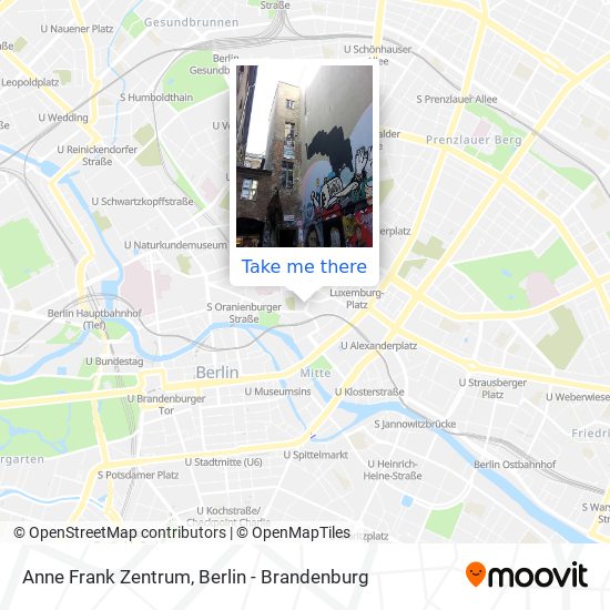 Карта Anne Frank Zentrum