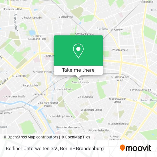 Berliner Unterwelten e.V. map