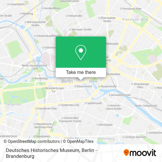 Карта Deutsches Historisches Museum