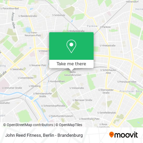 Карта John Reed Fitness