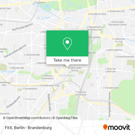 FitX map