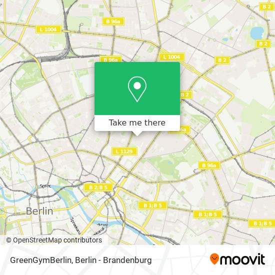 GreenGymBerlin map