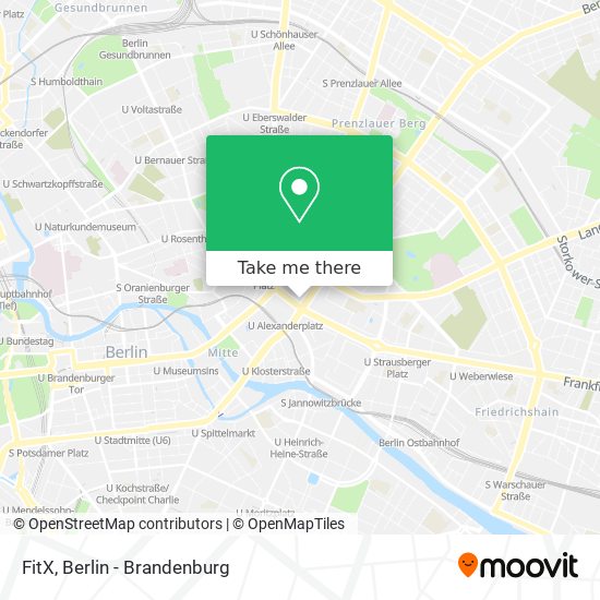 FitX map