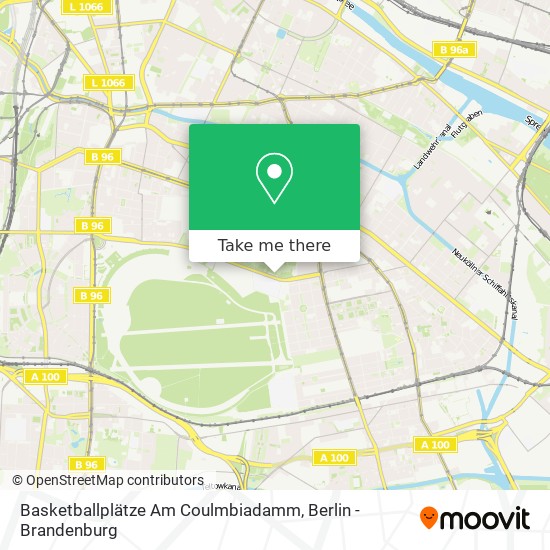Карта Basketballplätze Am Coulmbiadamm