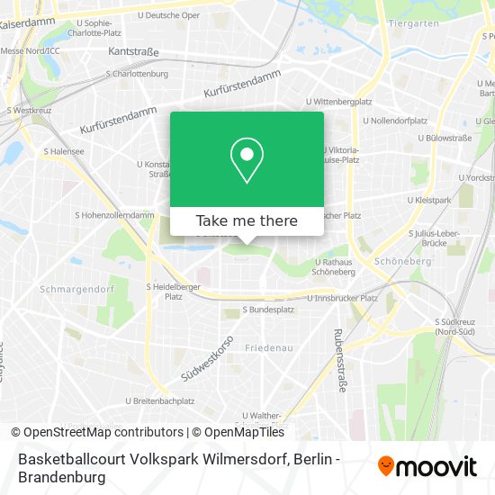 Карта Basketballcourt Volkspark Wilmersdorf