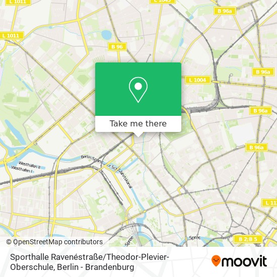 Карта Sporthalle Ravenéstraße / Theodor-Plevier-Oberschule
