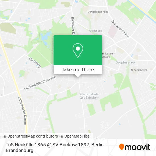 TuS Neukölln 1865 @ SV Buckow 1897 map