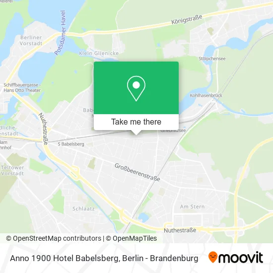 Карта Anno 1900 Hotel Babelsberg