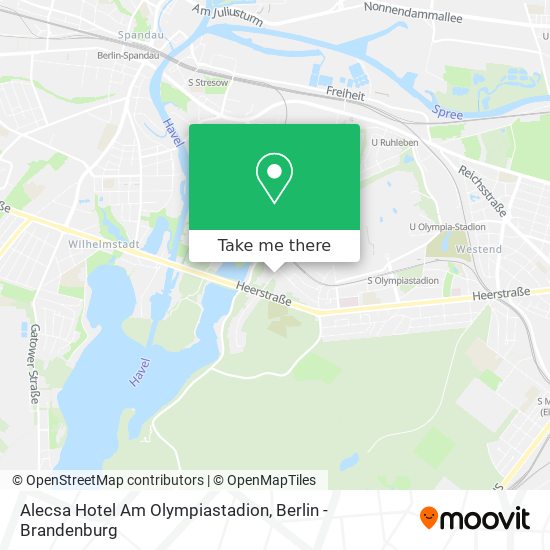 Alecsa Hotel Am Olympiastadion map