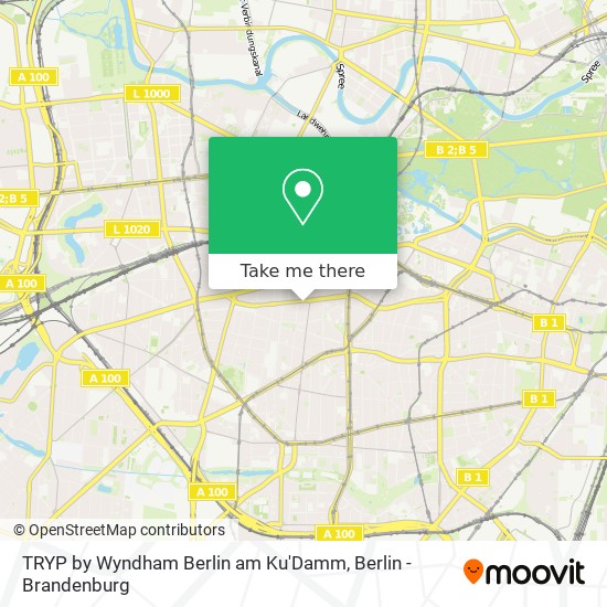 Карта TRYP by Wyndham Berlin am Ku'Damm