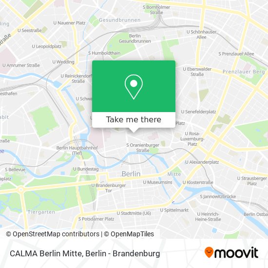 Карта CALMA Berlin Mitte