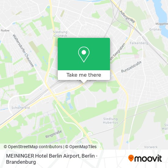 MEININGER Hotel Berlin Airport map