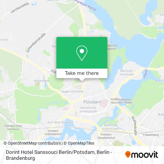 Dorint Hotel Sanssouci Berlin / Potsdam map