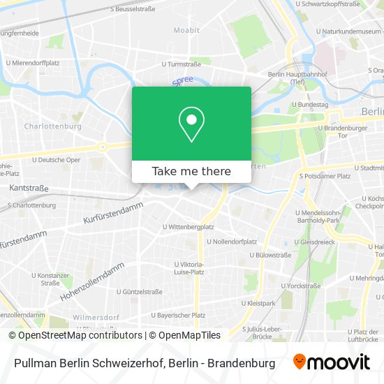 Карта Pullman Berlin Schweizerhof