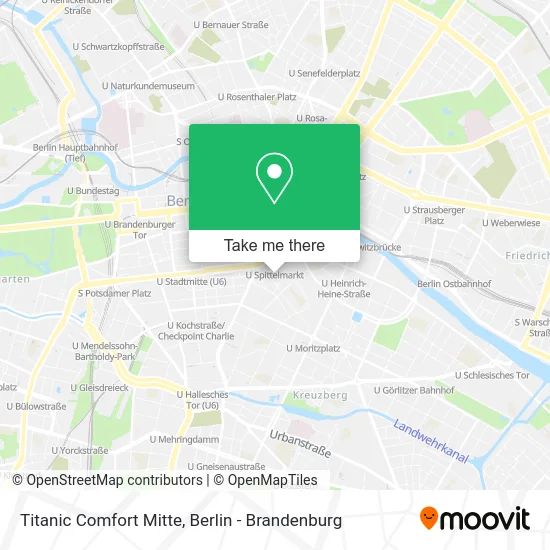 Titanic Comfort Mitte map