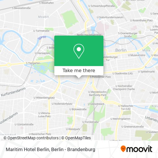 Maritim Hotel Berlin map