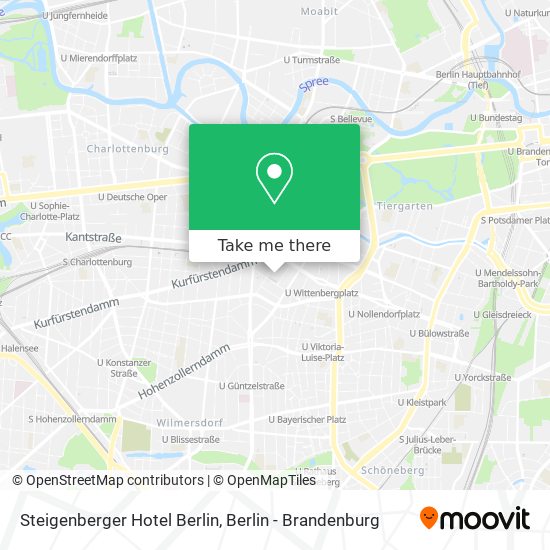 Steigenberger Hotel Berlin map