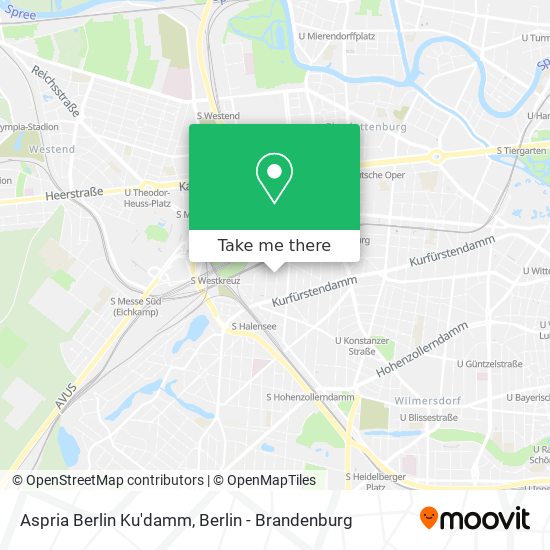 Aspria Berlin Ku'damm map