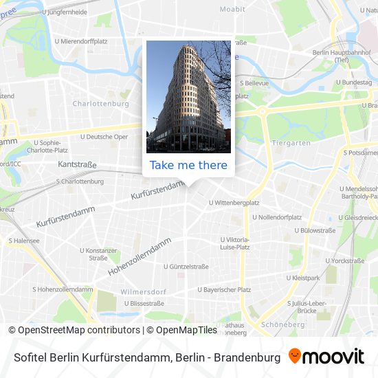 Sofitel Berlin Kurfürstendamm map