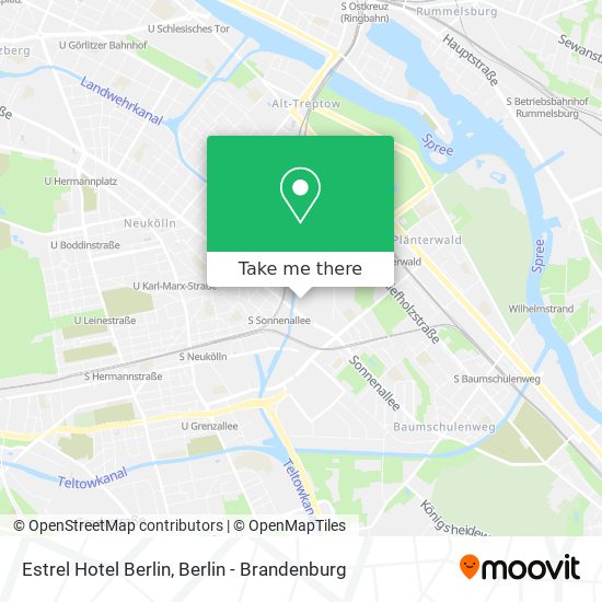 Карта Estrel Hotel Berlin