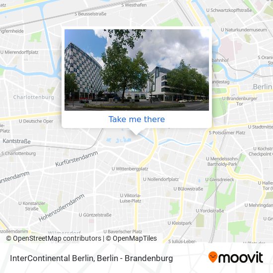 Карта InterContinental Berlin