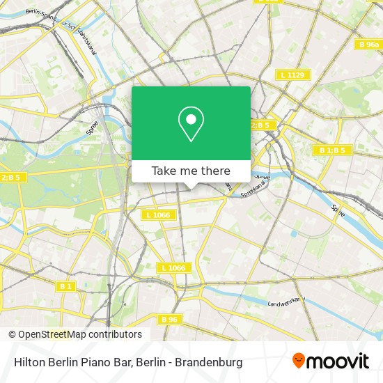 Hilton Berlin Piano Bar map