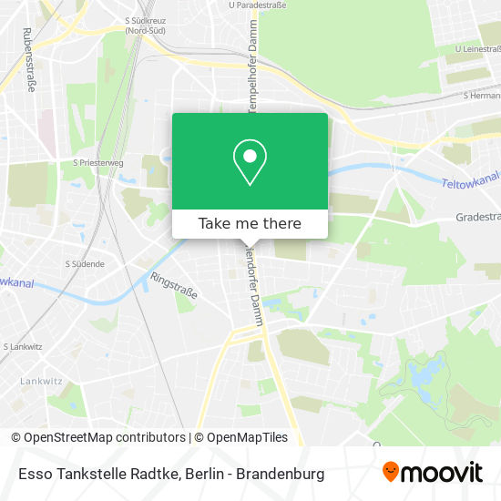 Карта Esso Tankstelle Radtke