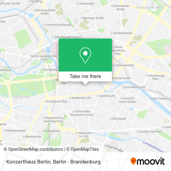 Konzerthaus Berlin map