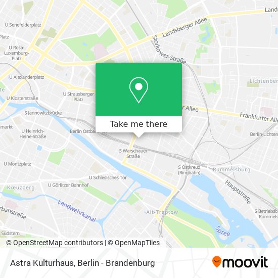 Astra Kulturhaus map