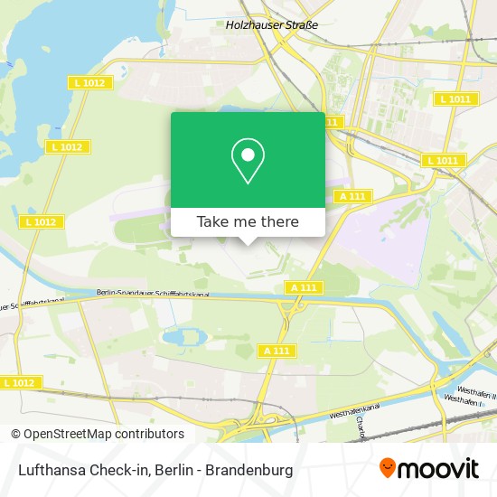 Lufthansa Check-in map