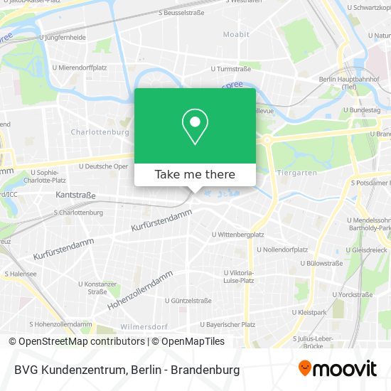 BVG Kundenzentrum map
