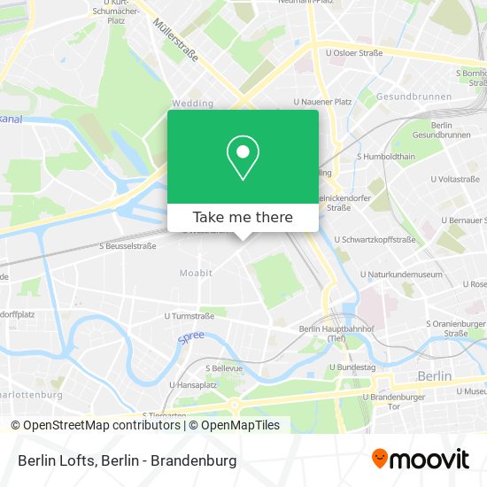 Berlin Lofts map
