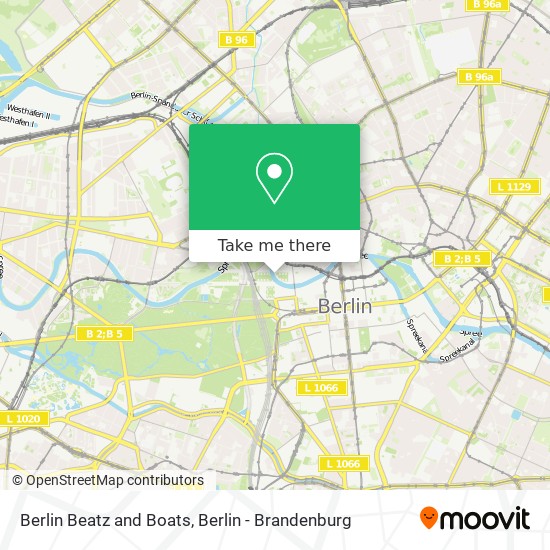 Berlin Beatz and Boats map