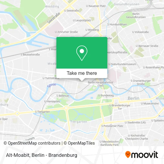 Карта Alt-Moabit