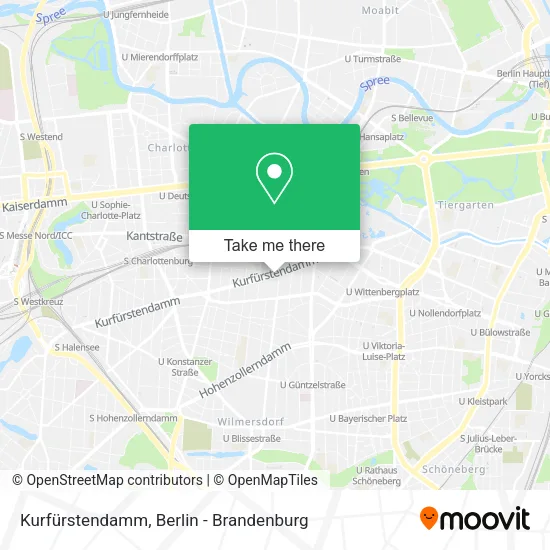 Карта Kurfürstendamm