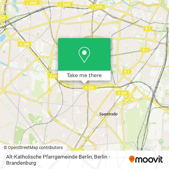 Alt-Katholische Pfarrgemeinde Berlin map
