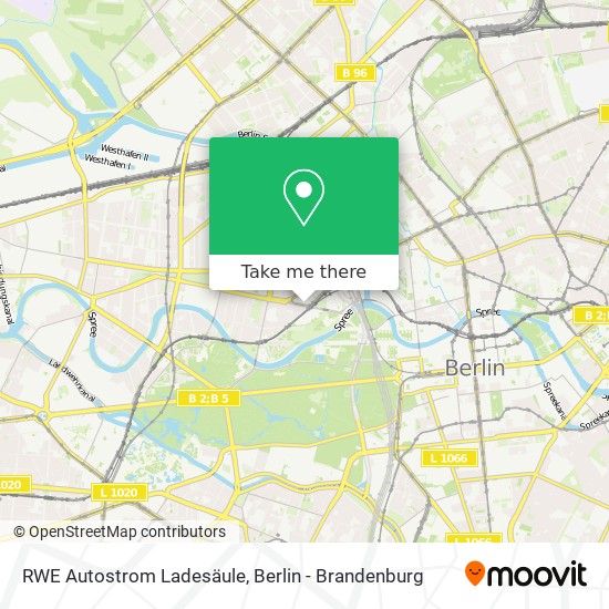 RWE Autostrom Ladesäule map