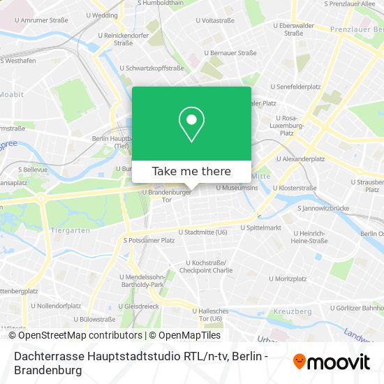 Карта Dachterrasse Hauptstadtstudio RTL / n-tv