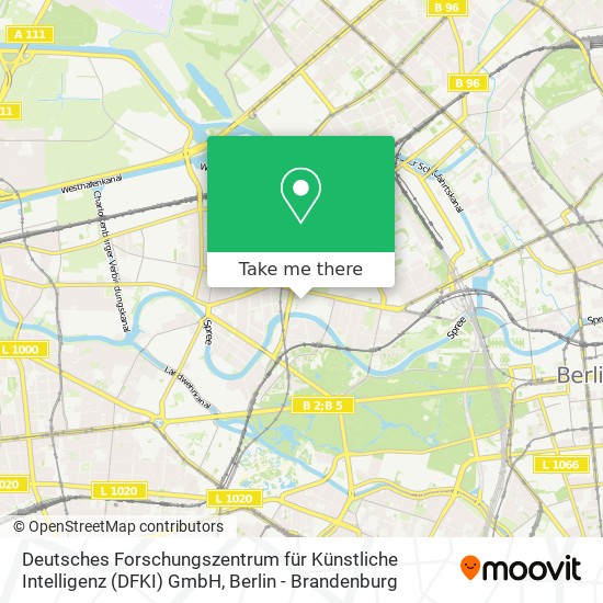 Карта Deutsches Forschungszentrum für Künstliche Intelligenz (DFKI) GmbH