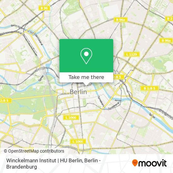 Winckelmann Institut | HU Berlin map